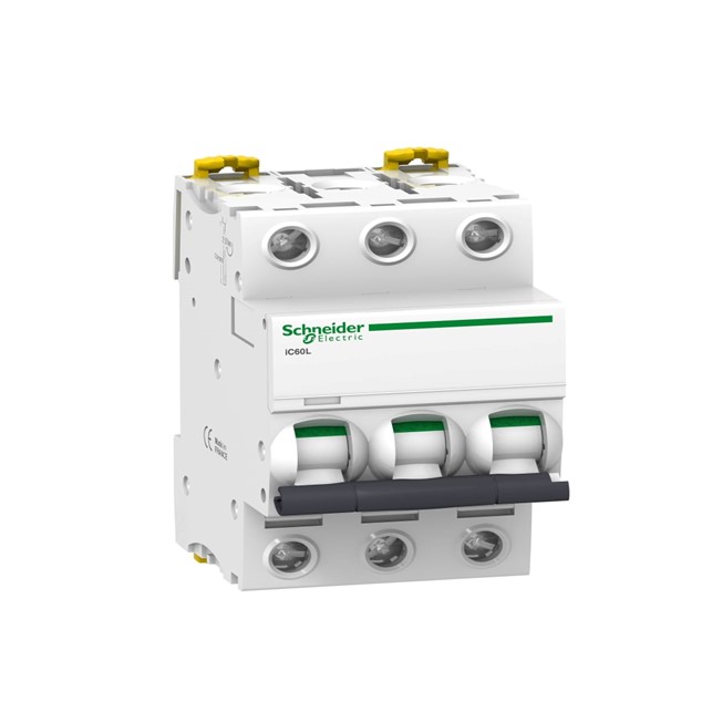 Schneider iC60L - miniature circuit breaker - 3P - 32A - C curve