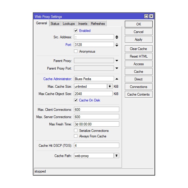 Jasa Konfigurasi Web Proxy Per Device
