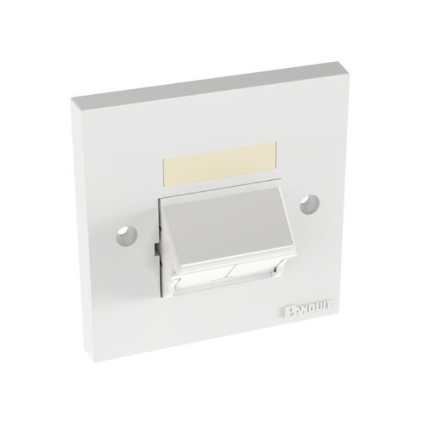 Faceplate, 86x86, 2 Port, Arctic White