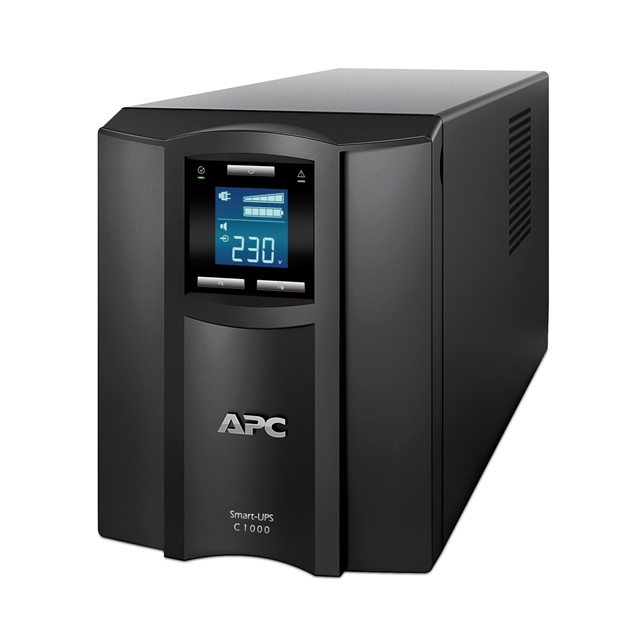 APC Smart-UPS C, Line Interactive, 1000VA, Tower, 230V (SMC1000I)