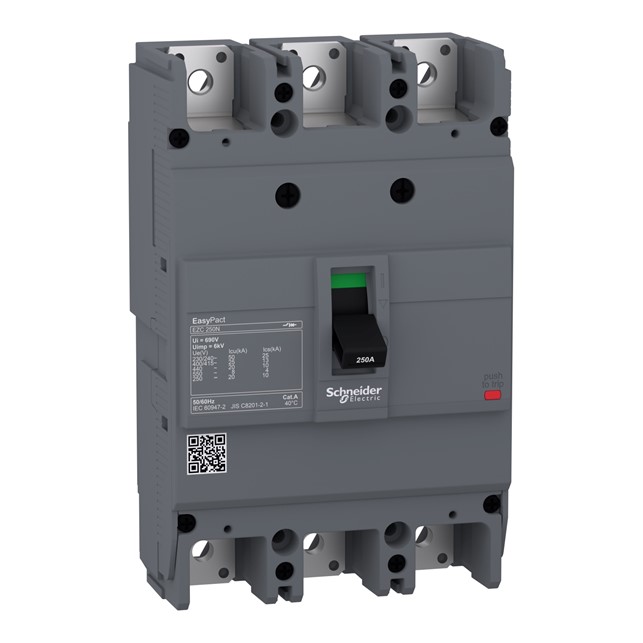 Schneider circuit breaker Easypact EZC250N - TMD - 160 A - 3 poles 3d (EZCV250N3160)