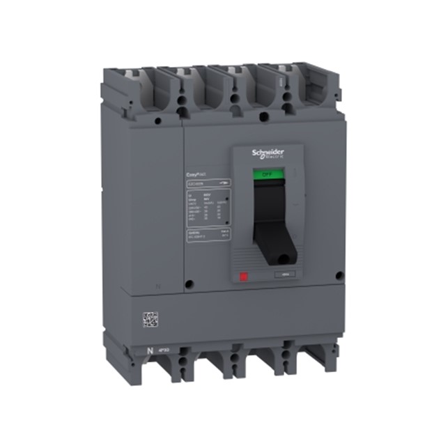 Schneider circuit breaker Easypact EZC630N - TMD - 600 A - 4 poles 3d (EZC630N4600N)