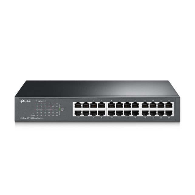 TP-LINK 24-port 10/100Mbps Desktop/Rackmount Switch (TL-SF1024D)