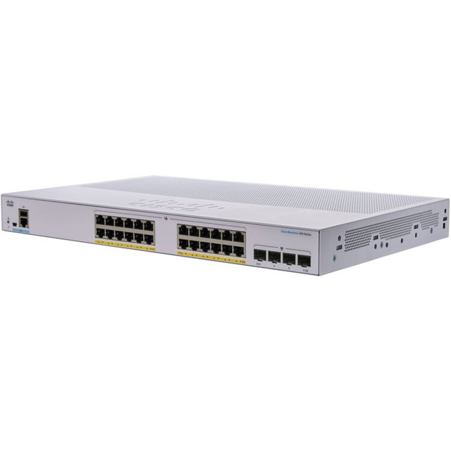 Cisco CBS350 Managed 24-port GE, PoE, 4x1G SFP (CBS350-24P-4G-EU)