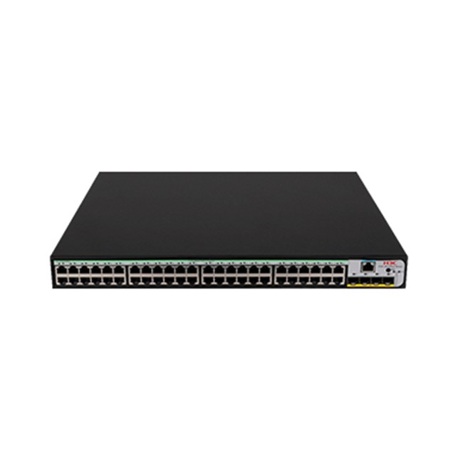 H3C S5120V3-52S-PWR-LI L2 Ethernet Switch with 48*10/100/1000BASE-T PoE+ Ports and 4*1G/10G BASE-X SFP Plus Ports,(AC)