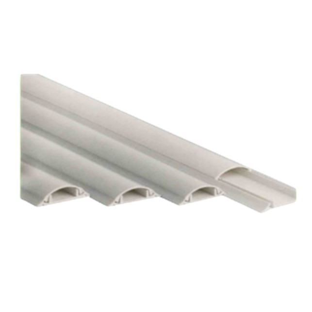 Ducting Lantai Oval NISO Panjang 1m Duct 14x48 1 Dus (50 Pcs)