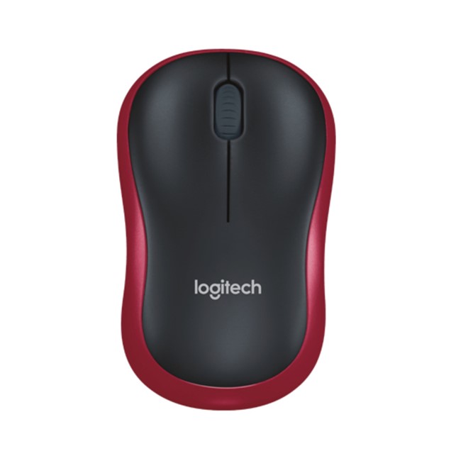 LOGITECH Wireless Mouse M185  - Red