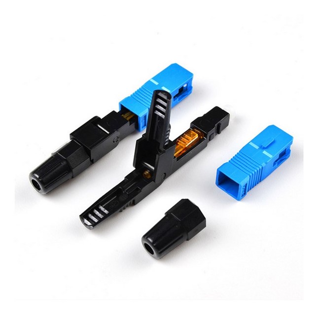 Fast Konektor SC UPC Fiber Optik / Fast Connector SC Fiber Optic / Pack (10Pcs)