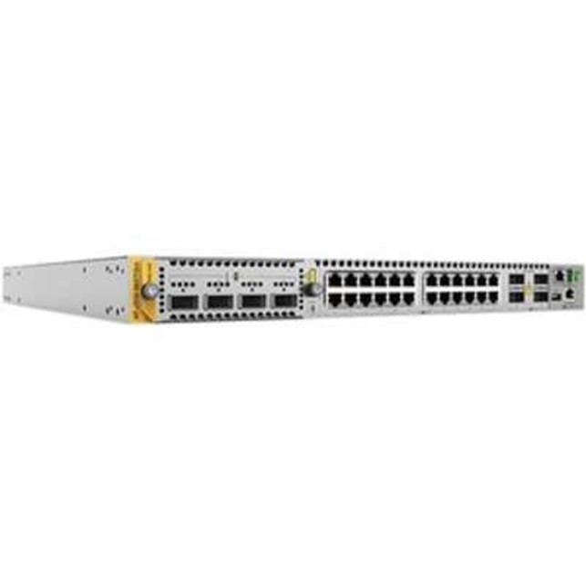 Allied Telesis 24-port 100M/1G/2.5G/5G/10G RJ-45 I/F, 4 QSFP28 ports and dual hotswap PSU bays + 5 Year NCP