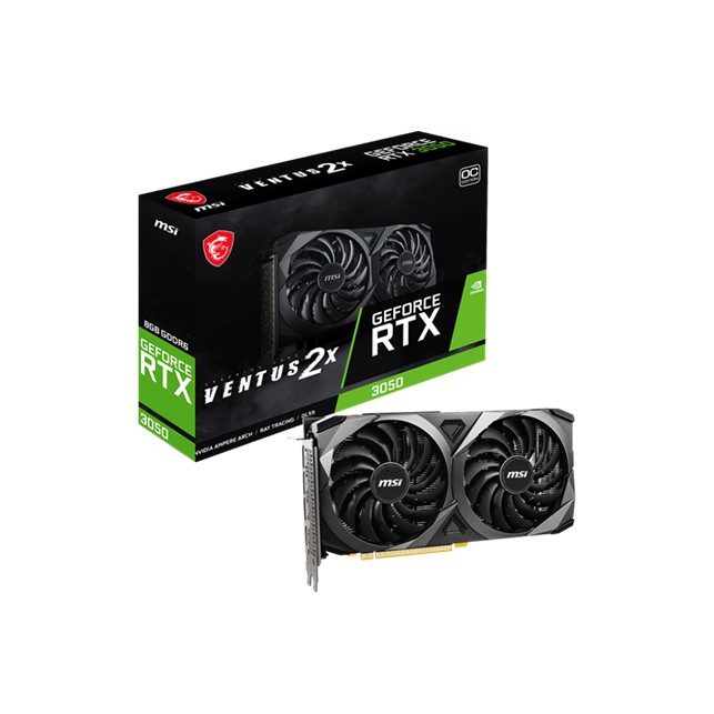 MSI GeForce RTX 3050 Ventus 2X XS 8GB OC GDDR6