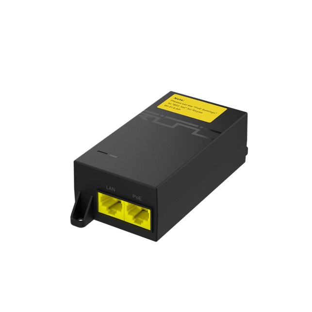 Ruijie 1-Port PoE Injector (1000Base-T, 52 V, 31.2 W) ( RG-POE-AT30)