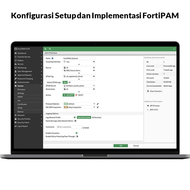 Konfigurasi Setup dan Implementasi FortiPAM