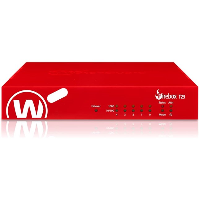 WatchGuard Firebox T25 with 3-yr Basic Security Suite (WGT25033)