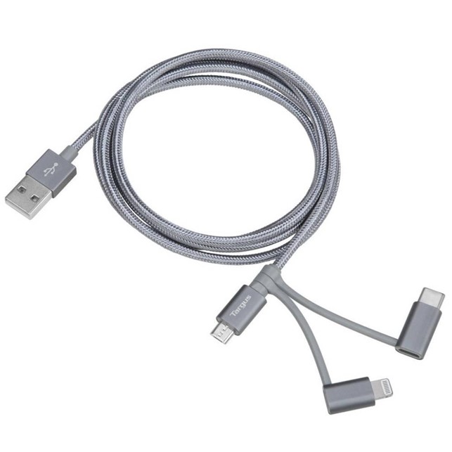 Targus Aluminium Series 3-in-1 Lightning Cable (ACC1011)
