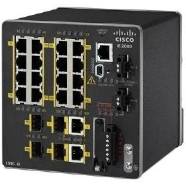 Cisco IE 16 10/100,2 FE SFP+2 T/SFP FE, Lite (IE-2000-16TC-L)