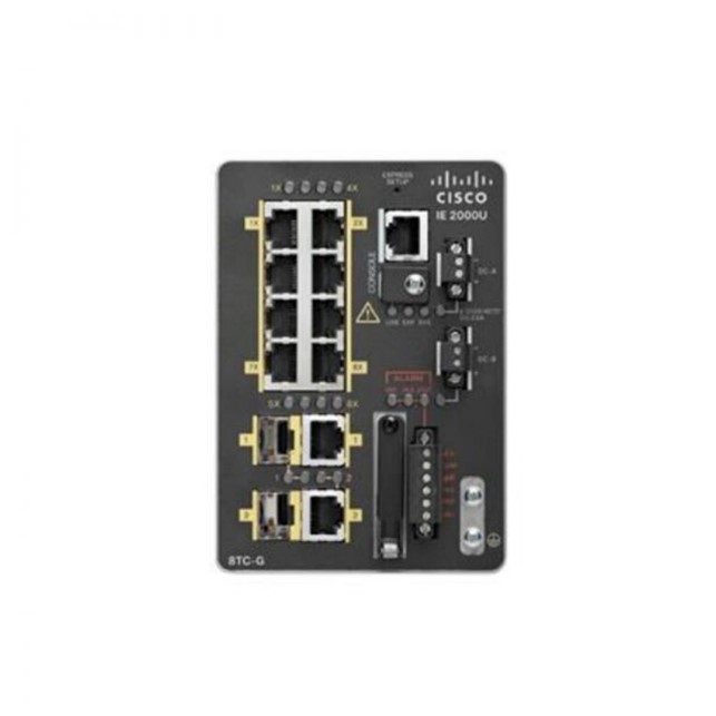Cisco IE2000U with 8FE Copper ports and 2GE combo ports (Lan Base) (IE-2000U-8TC-G)