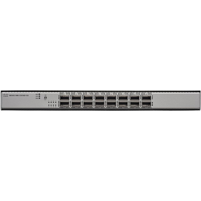 Cisco Nexus 9316D Spine switch with 16p 400/100G QSFP-DD (N9K-C9316D-GX)