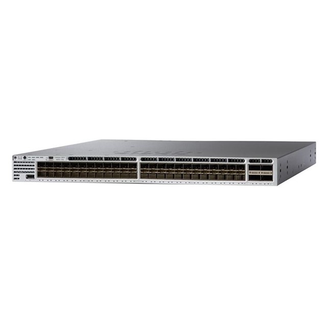 Cisco Catalyst 3850 48 Port 10G Fiber Switch IP Base(WS-C3850-48XS-S)