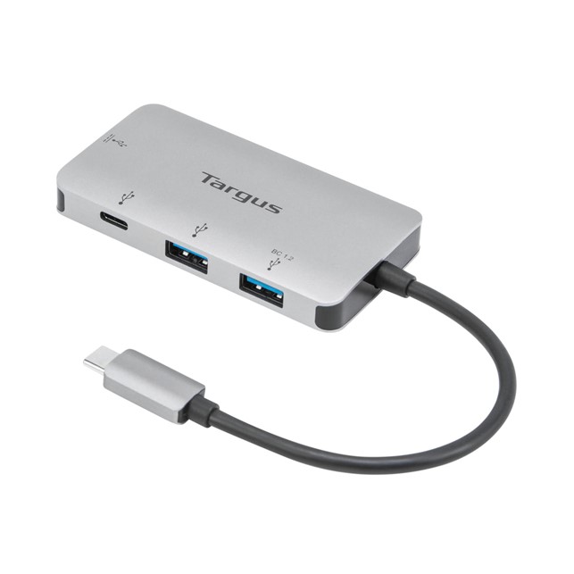 Targus USB-C Multi-Port Hub with 2x USB-A and 2x USB-C Ports with 100W PD Pass-Thru (ACH228AP)