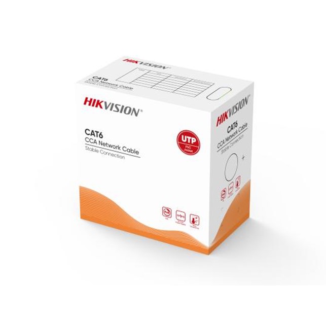 HikVision CAT6 U/UTP Network Cable (CCA, 0.57mm) (DS-1LN6UU/CCA)