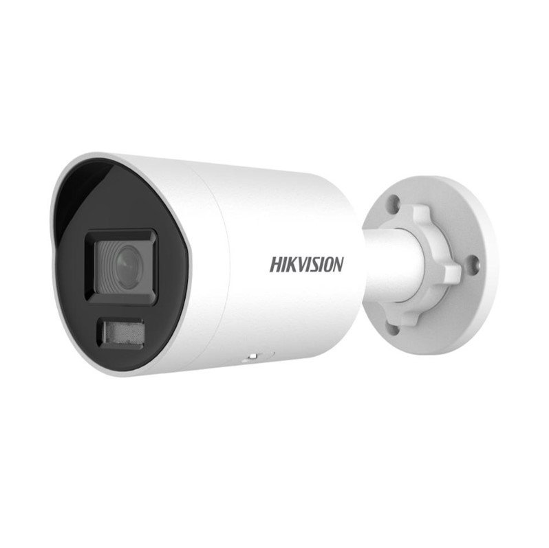 HikVision 4 MP Smart Hybrid Light with ColorVu Fixed Mini Bullet Network Camera (DS-2CD2047G2H-LIU)