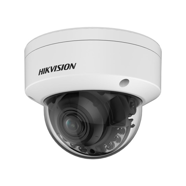 HikVision 4 MP Smart Hybrid Light with ColorVu Motorized Varifocal Dome Network Camera (DS-2CD2747G2HT-LIZS)