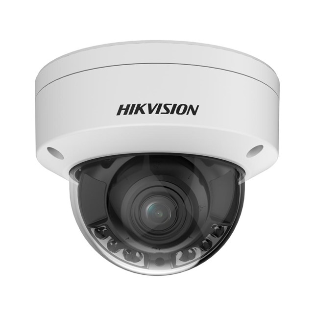 HikVision 6 MP Smart Hybrid Light with ColorVu Motorized Varifocal Dome Network Camera (DS-2CD2767G2HT-LIZS)
