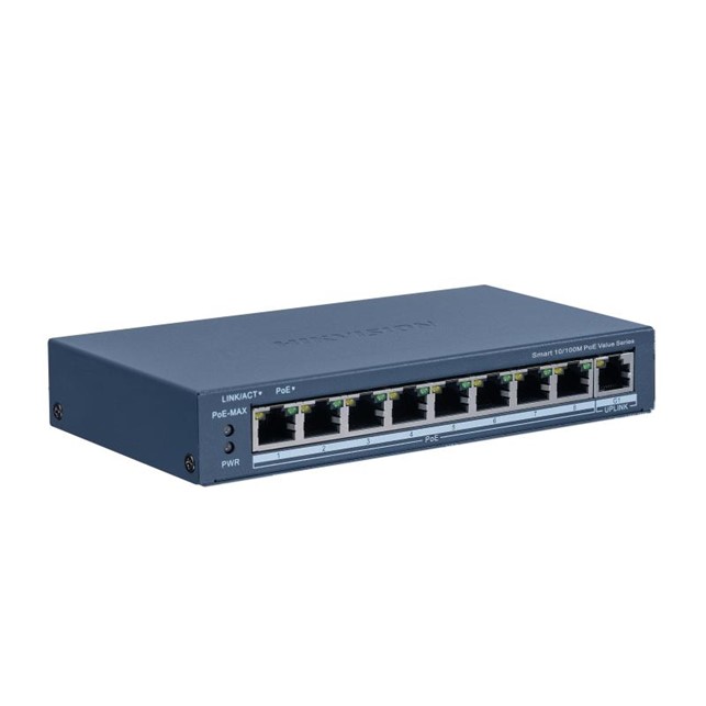 HikVision 8 Port Fast Ethernet Smart POE Switch (DS-3E1309P-EI/M)