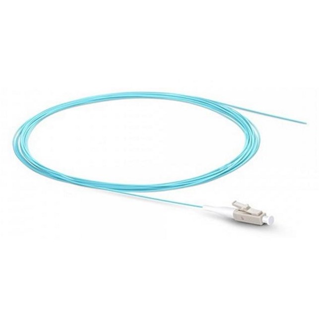 Netviel Pigtail LC Simplex Multimode 50/125um OM3 1 meter (LSZH) (NVL-PTMM3-LC-01)