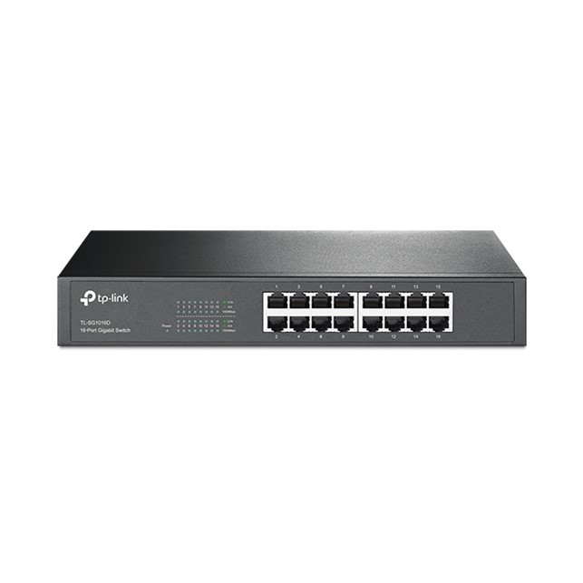 TP-Link 16-Port Gigabit Desktop/Rackmount Switch (TL-SG1016D)