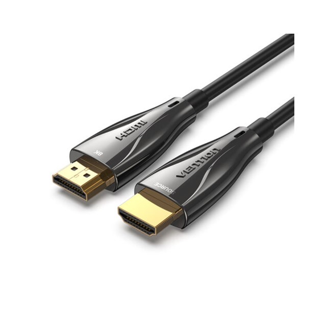 Vention Optical HDMI Male to Male HD Cable 8K 40M Black Zinc Alloy Type (ALBBV)