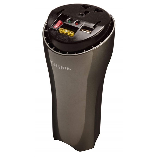 Targus 200W AC Automotive Power Inverter with USB Fast Charging Port (APV018AP)