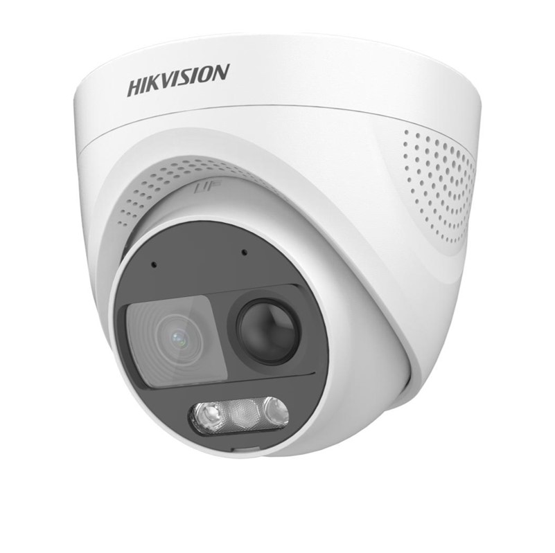 HikVision 2 MP ColorVu PIR Siren Audio Fixed Turret Camera (DS-2CE72DF3T-PIRXOS)