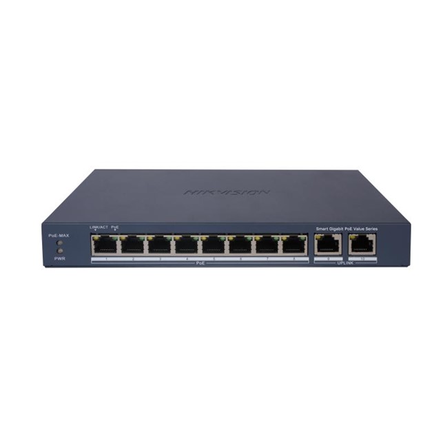 HikVision 8 Port Gigabit Smart POE Switch (DS-3E1510P-EI/M)