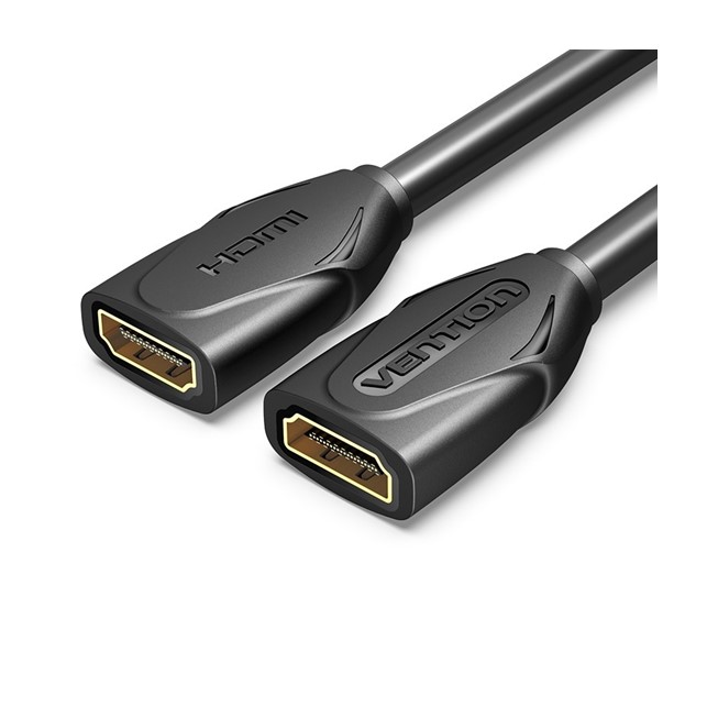 Vention HDMI Female to Female Extension Cable 0.5M Black (AAXBD)