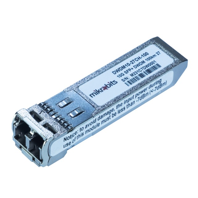 MikroBits SFP+ 10G Transceiver DWDM 100KM CH27
