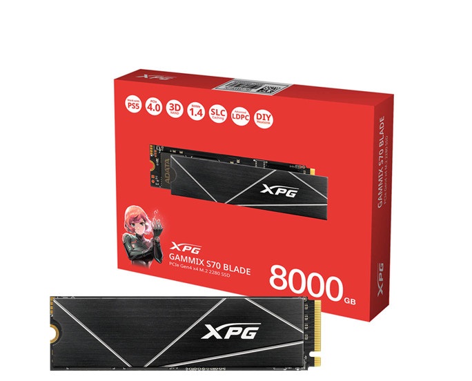 Sewa Adata SSD XPG GAMMIX S70 Blade M.2 NVMe Gen4 x4 8TB /Bulan