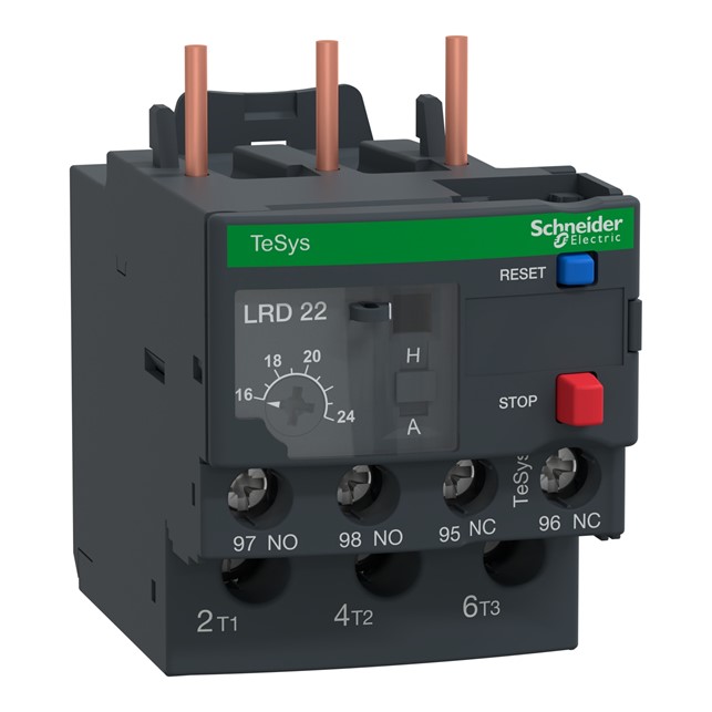 Schneider TeSys LRD thermal overload relays - 16...24 A - class 10A