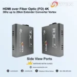 HDMI Over Fiber Optic (FO) Extender Converter VORTEX 4K 30hz KVM up to 20km