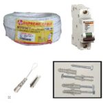 Material Support Power Electrical 15Kva Indoor Cable For UPS, Wallmount, Close Rack [ Kabel Twisted 4x35 mm, 2x10mm Included MCCB 3P SCHNEIDER, MCB 3x125A ]