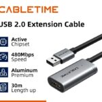 Cabletime USB 2.0 Extension Cable 5M